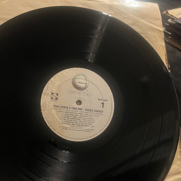 John Lennon and Yoko Ono Double Fantasy LP Vinyl Record . 1980 - Picture 11 of 14